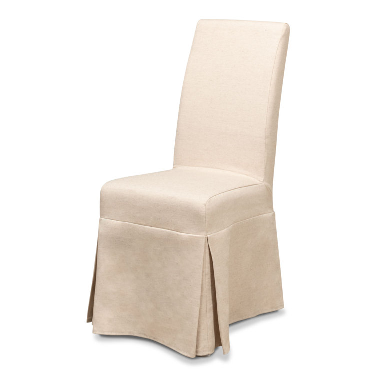 Scroll back parson chair outlet slipcovers